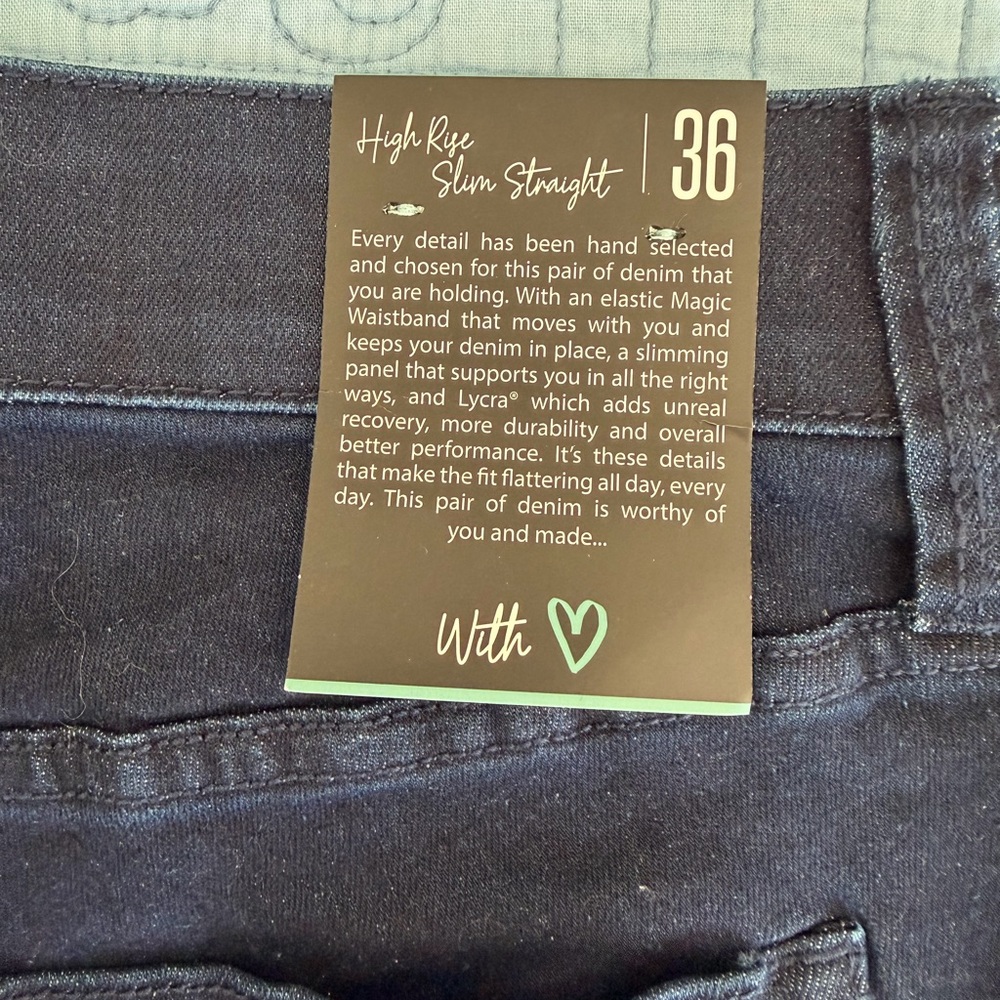 LuLaRoe Women's High Rise Jeans - Dark Blue